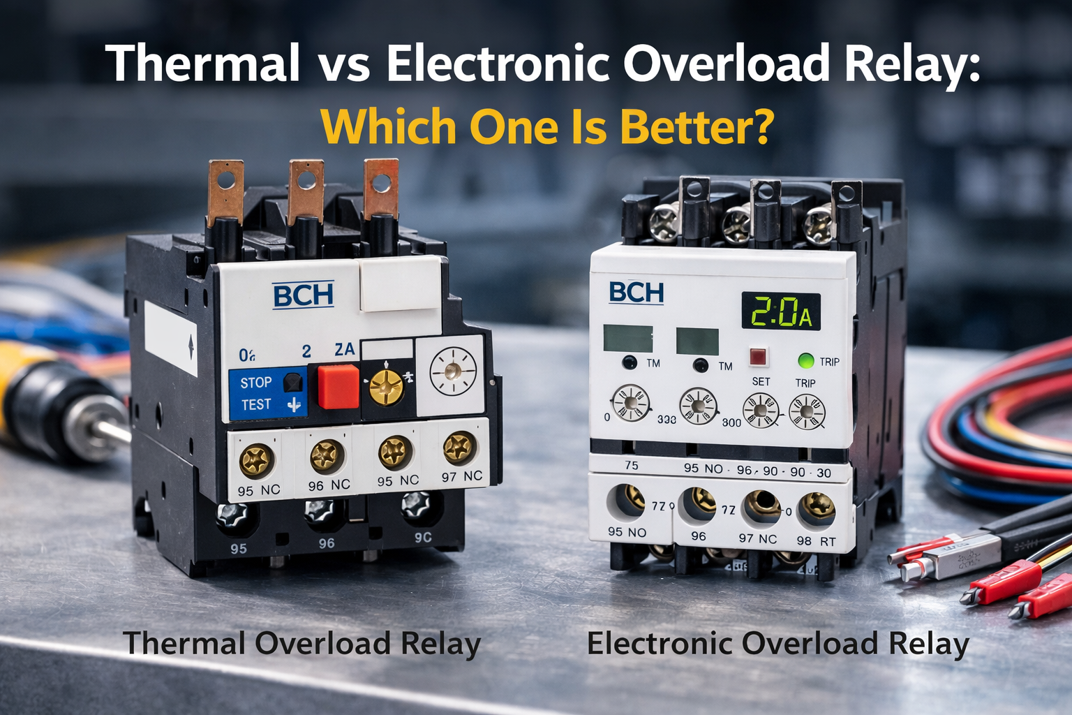 Thermal vs Electronic Overload Relay