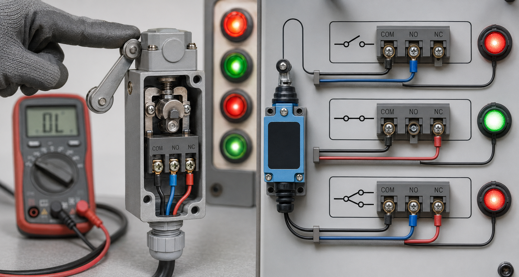 Limit switch for NO, NC | BCH Electric
